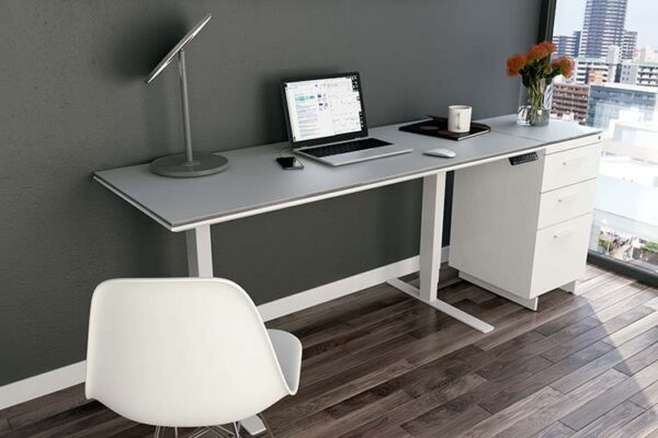 White Centro Lift Desk/Standing Desk