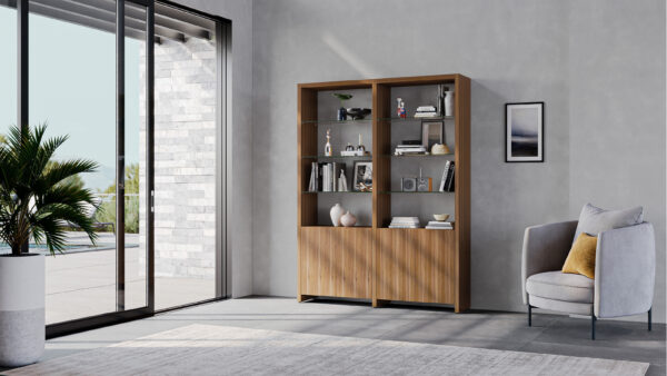 Linea Modular Shelving Console